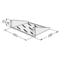 APRANET Etagère 2UH 443x350mm, max. 12kg