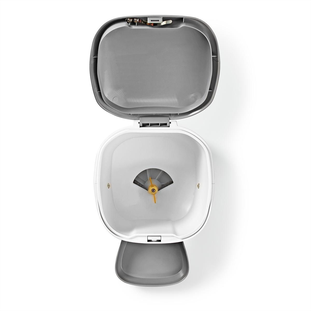 Nedis SmartLife Futterspender Wi-Fi 3.7 l für Hunde und Katzen, Android™ / IOS, Weiss,Grau