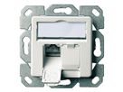 TELEGÄRTNER Dose AMJ45 UP/50 2x RJ-45 Cat.6 (Class E), alpinweiss