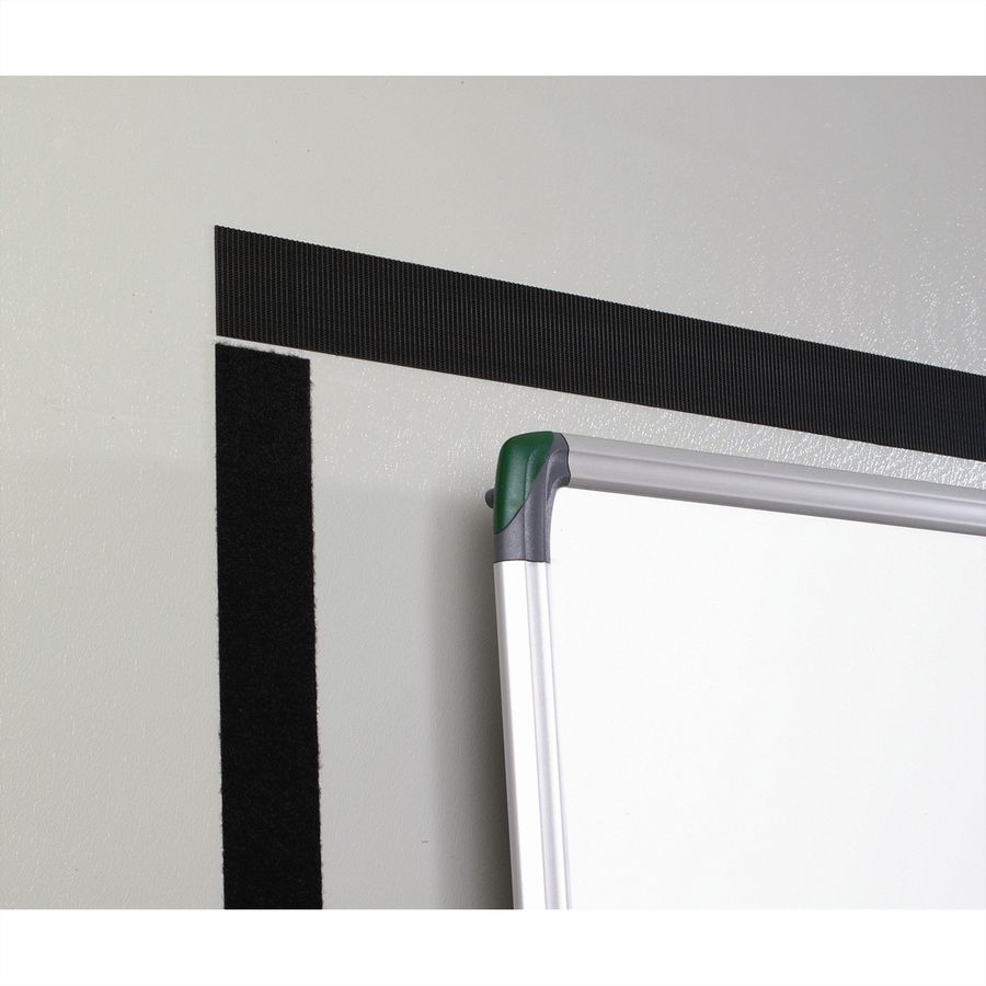 VELCRO® Bande 50mmx1m noir, crochets&velours autocollants extra fort