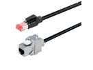 BACHMANN CAT6A RJ45 Leitung 5m Buchse, TKM Keystone