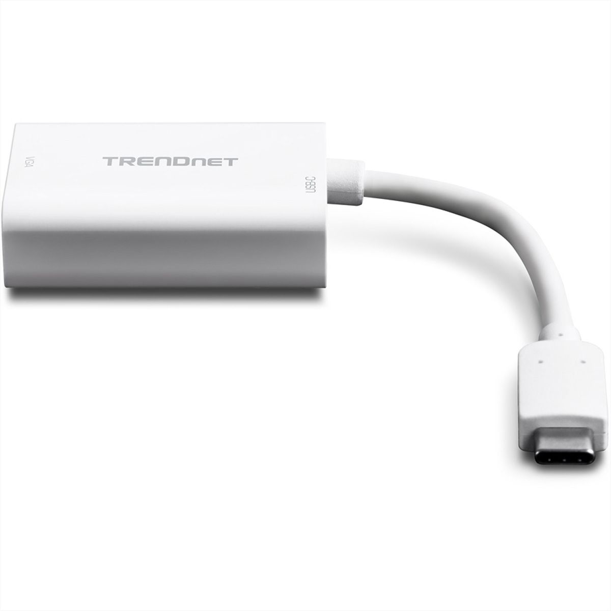TRENDnet TUC-VGA2 USB-C VGA Weiß Kabelschnittstellen-/adapter