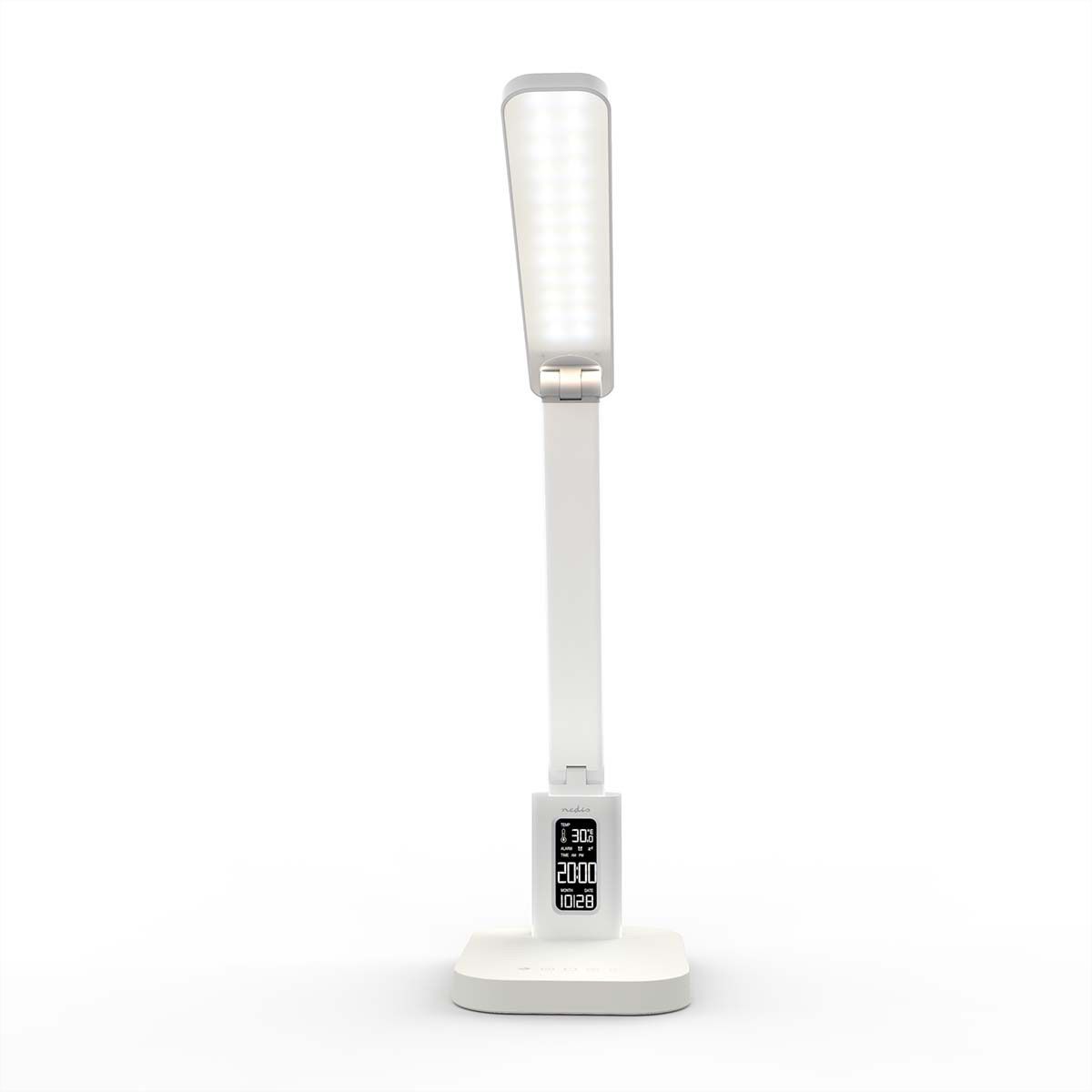 Nedis LED-Schreibtischlampe dimmbar, weiss