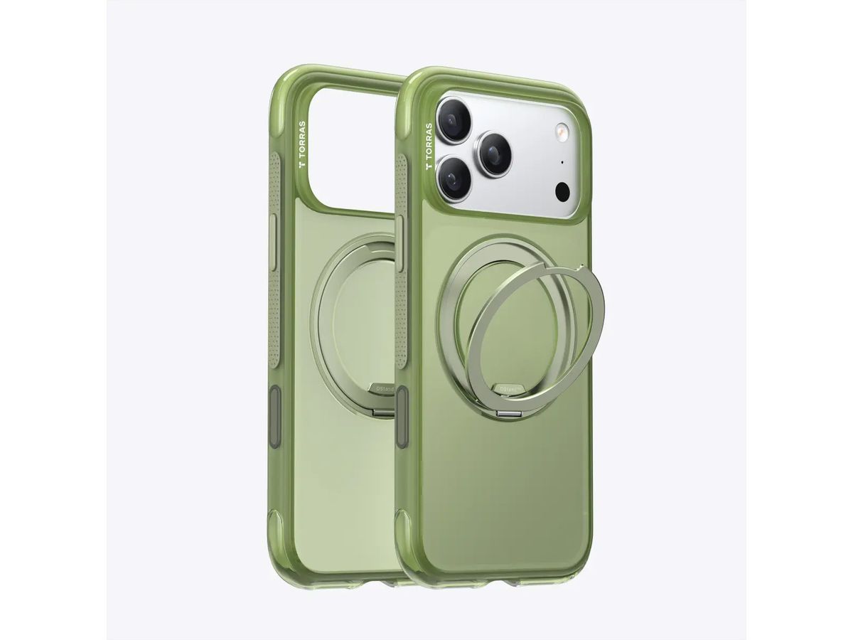 Torras Ostand O3 Air Case, iPhone 17 Pro Max, vert