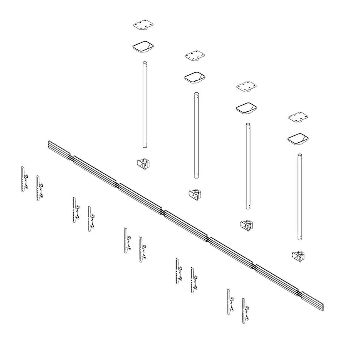 Hagor Deckenhalterung CPS D5L 46-65"
