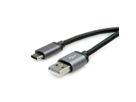 ROLINE USB 2.0 Kabel, Typ C - Typ A, ST/ST, schwarz, 3 m