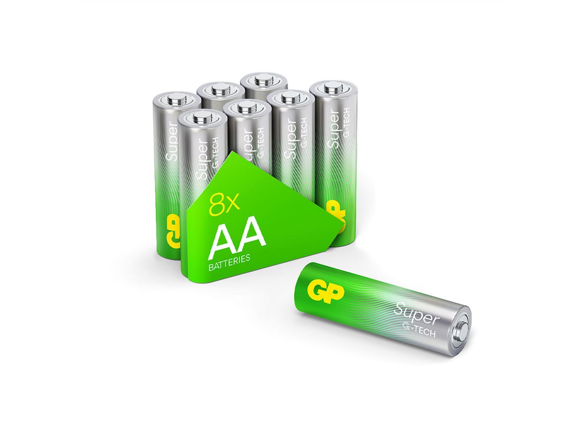 GP Batteries Super Alkaline AA 8x