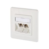 BTR Prise encastrable BC module 2 ports E-DAT, Cat.6 (Classe E)