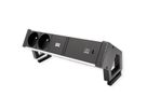 BACHMANN DESK2 ALU BLACK 2xUTE 1xUSBC 60W 0,2m GST18