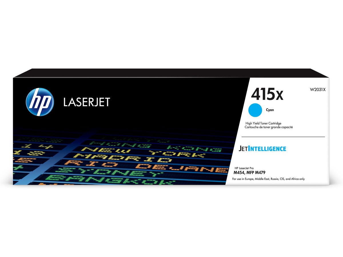HP 415X Cyan Original ​LaserJet Tonerkartusche ​mit hoher Reichweite