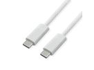 ROLINE USB4 Gen3x2 Kabel, C–C, ST/ST, 8K UHD-2, 40Gbit/s, 240W, weiß, 1 m