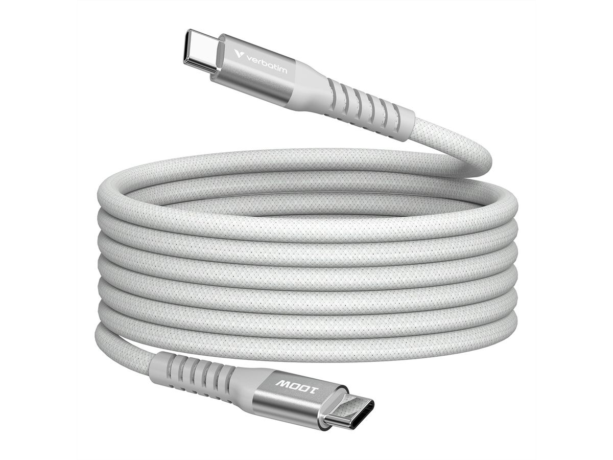 Verbatim Magnetic Cable USB-C 100W Grey