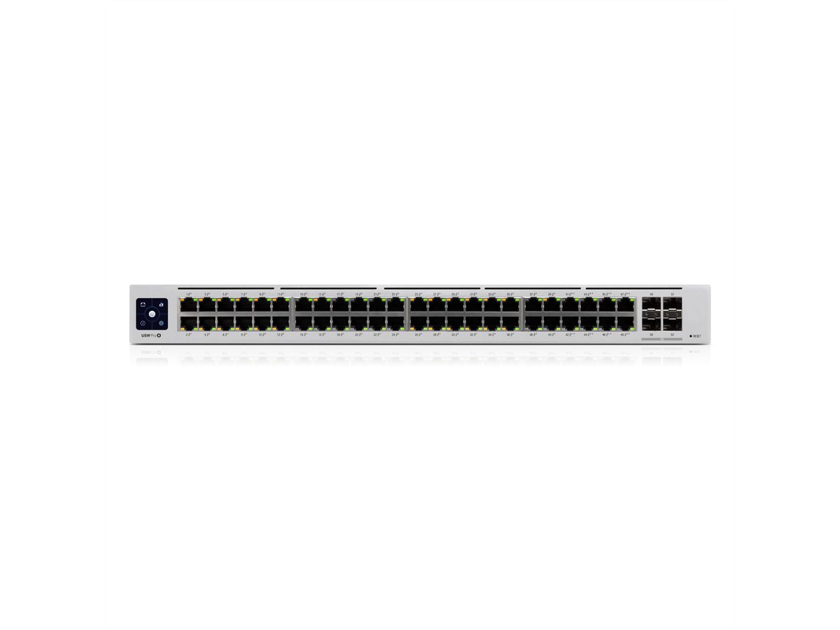 UBIQUITI USW-Pro-48-POE 802.3at/bt Gen2 48-Port PoE Gigabit Switch mit SFP+