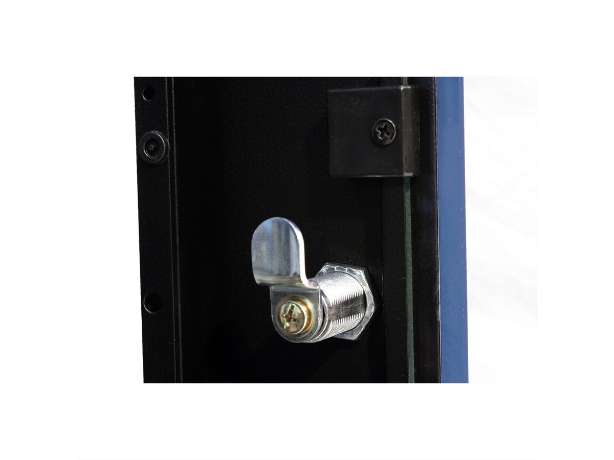 VALUE Boîtier mural 19 pouces 18U, 600 x 600 mm, noir, kit à assembler