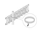 SCHROFF Klettband - KLETTVERSCHLUSS 10STK, Velcro®-Klettband 12 x 300 mm