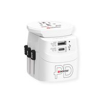 SKROSS Adaptateur de voyage PRO Light USB A/C 30PD World, monde