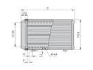 SCHROFF Komplettgehäuse, ungeschirmt - PROPAC PRO GEH.3HE 63TE 386T
