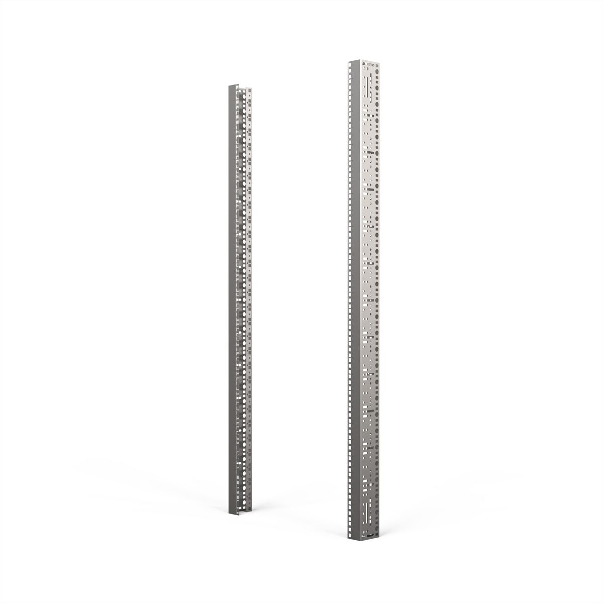 SCHROFF 19"-Winkelprofil mit Universal-Lochung (EIA), AlZn - WINKELPROFIL 19"29HE ALZ(2X)