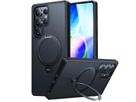 Torras Ostand 360° Schutzhülle, Galaxy S25 Ultra, MagSafe, schwarz