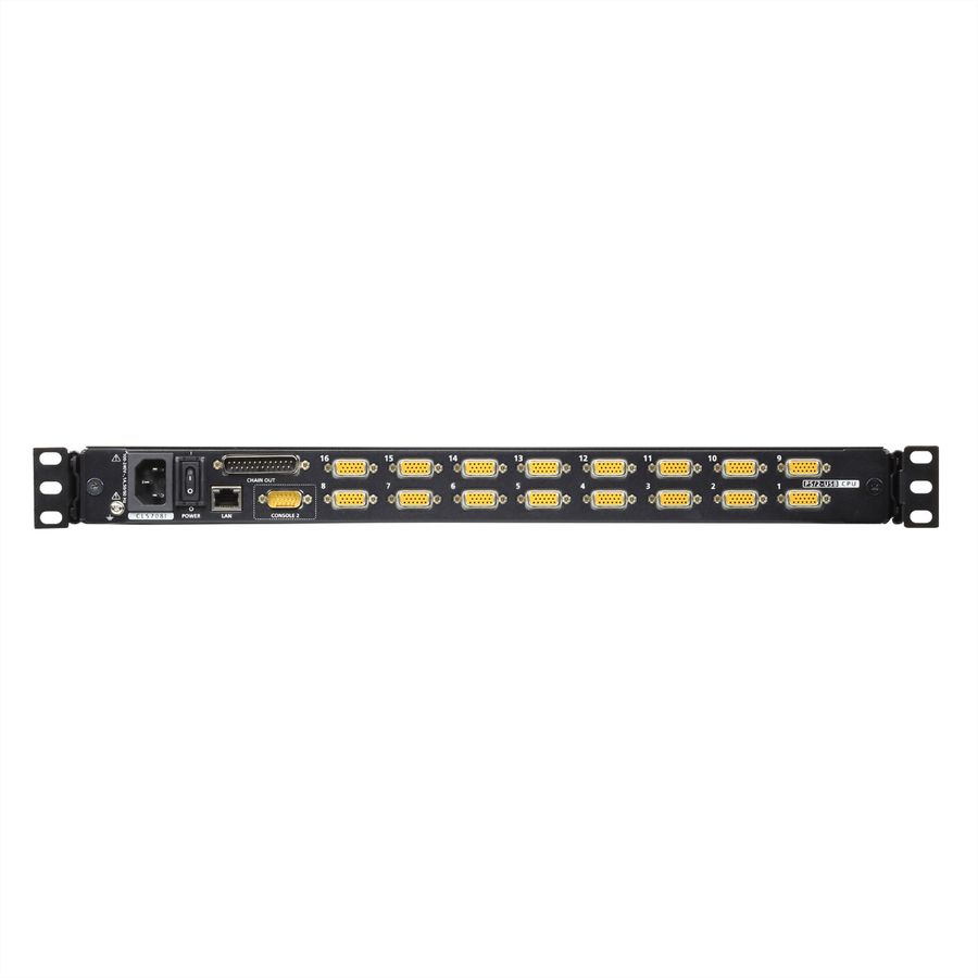 ATEN CL5716iM LCD KVM Switch Over IP, USB-PS/2, VGA, 16-Ports, CH-Layout