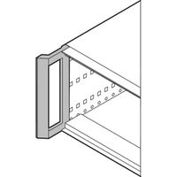 Poignée avant SCHROFF, montage ultérieur pour RatiopacPRO AIR, RAL 7016, 3/4 U