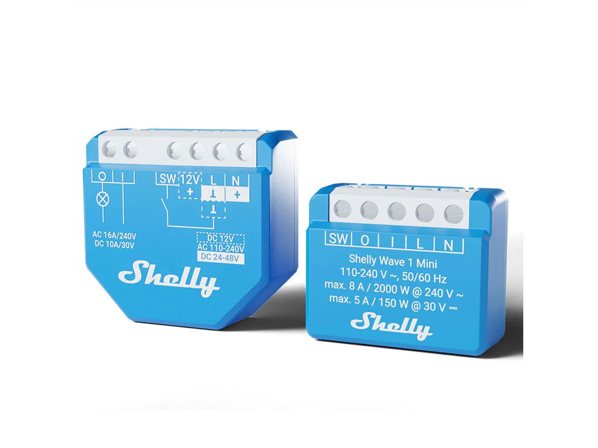 Shelly Schaltaktor Wave 1 Mini LR, Z-Wave LongRange