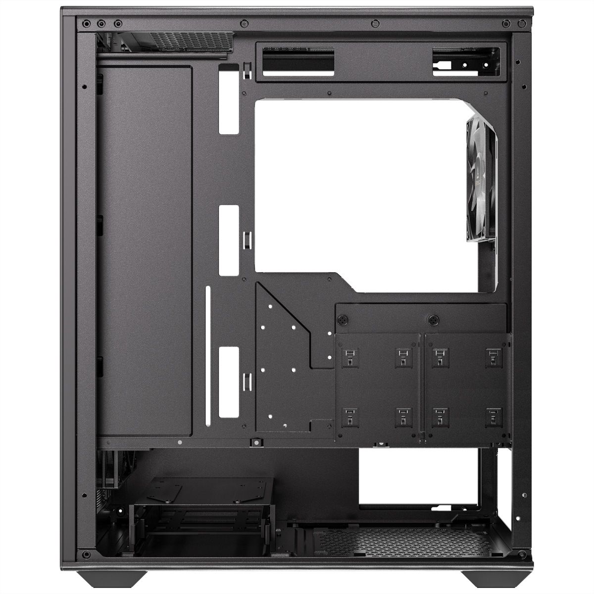 ANTEC AX85 ARGB PC Gehäuse Midi Tower Gaming ATX, schwarz