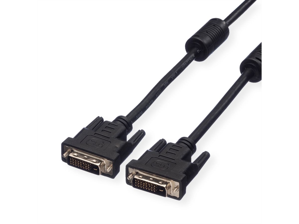 VALUE Câble DVI, DVI M-M, (24+1) dual link, 7,5 m