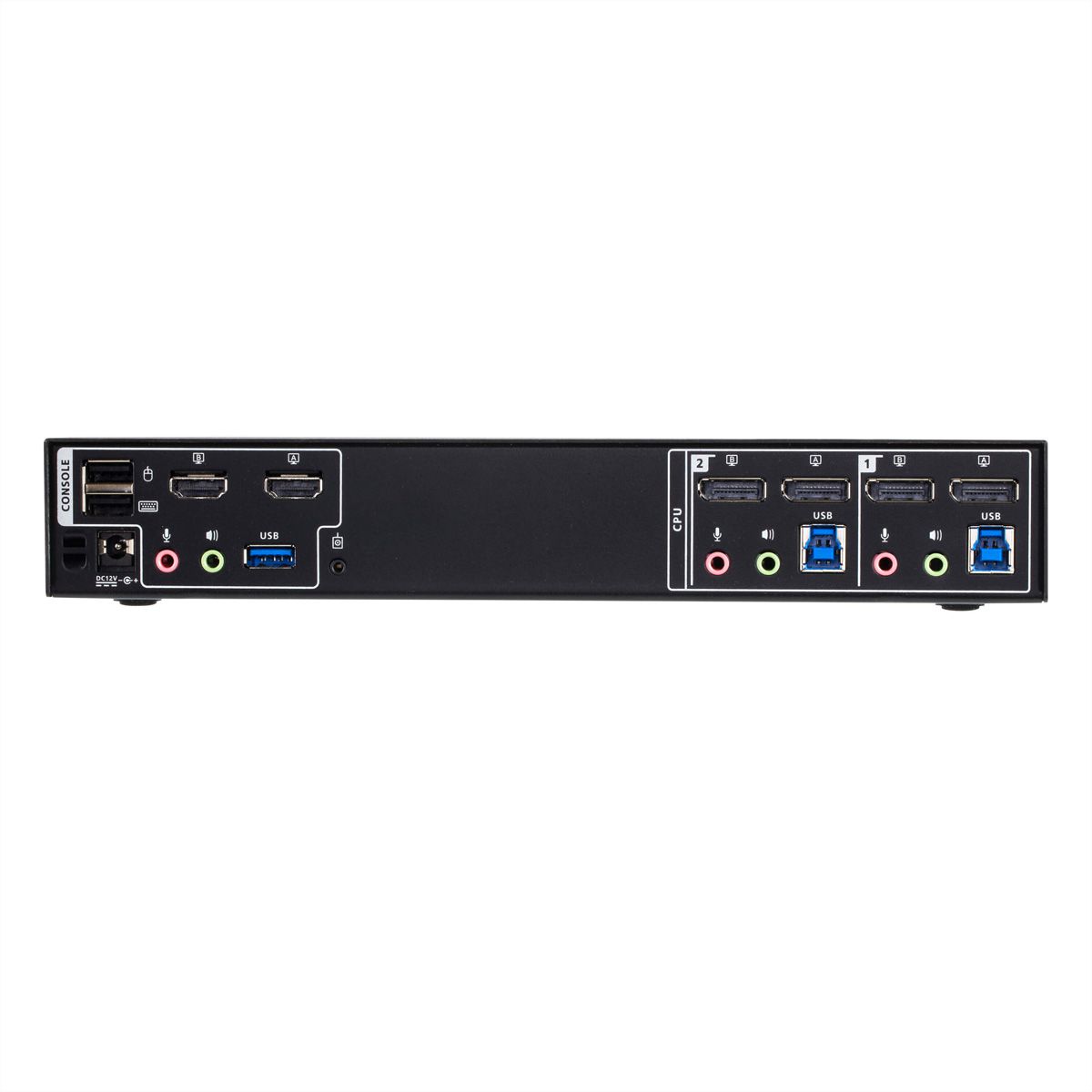 ATEN CM1942 2-Port 4K DP Dual Display Mini Matriv Boundless KVM