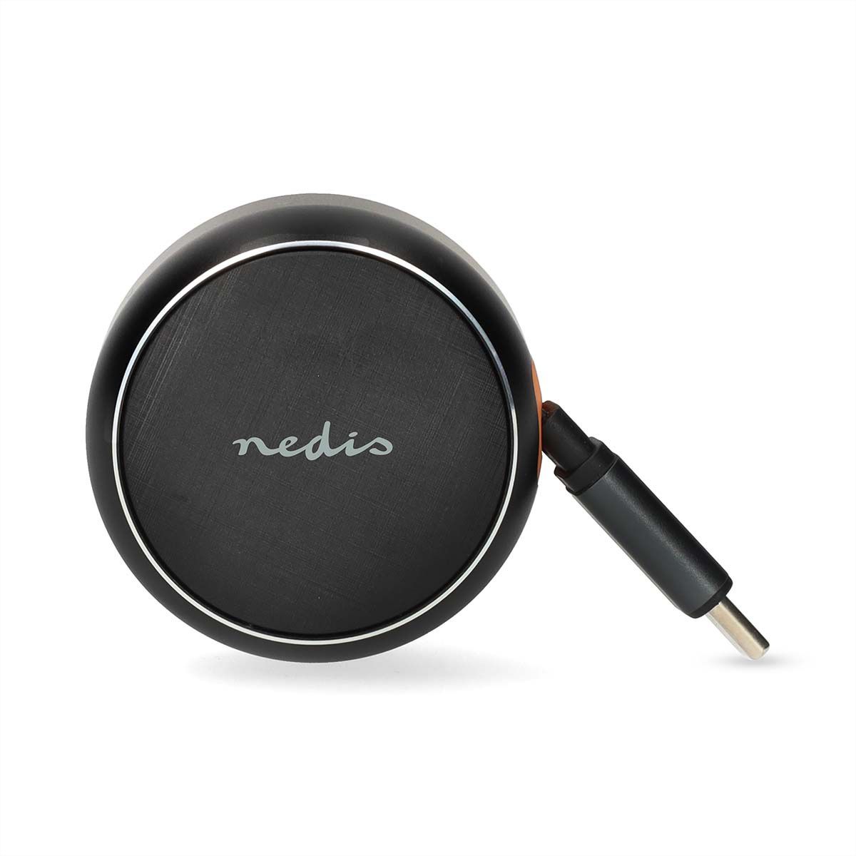Nedis Auto-Ladegerät – 30 W mit aufrollbarem USB-C-Kabel, car charger 30W - Dunkel Grau