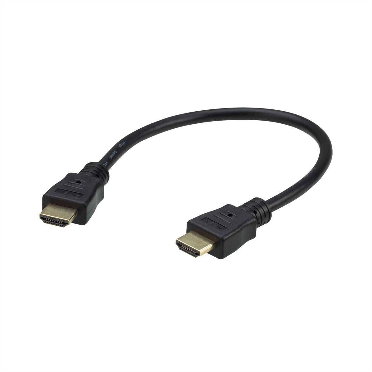 ATEN 2L-7DA3H Câble HDMI True 4K haute vitesse avec Ethernet, noir, 0,3 m