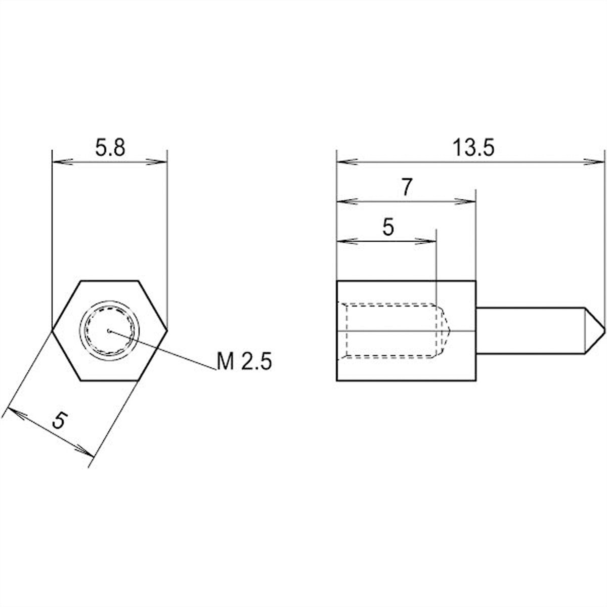 SCHROFF Spannungs-Codierstift für PMC Mezzanine-Karten - CODIERSTIFT 5V 3,3V PMC-KART