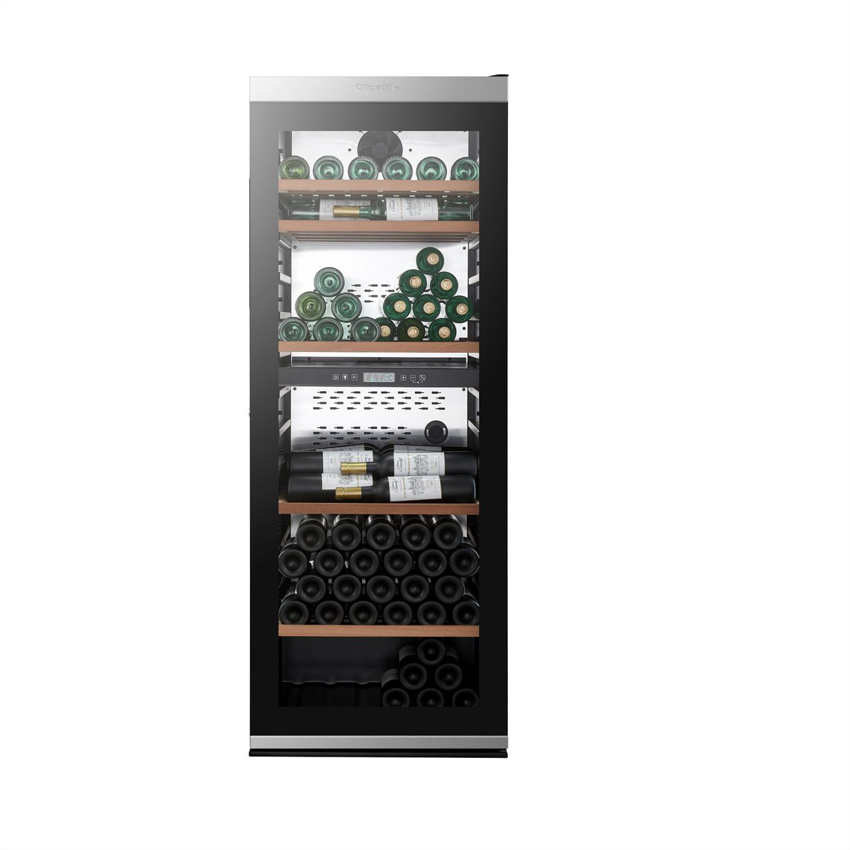 Climadiff Weinkühlschrank MILLESIME190DB, Freistehend, 2 Zonen, 193 Flaschen
