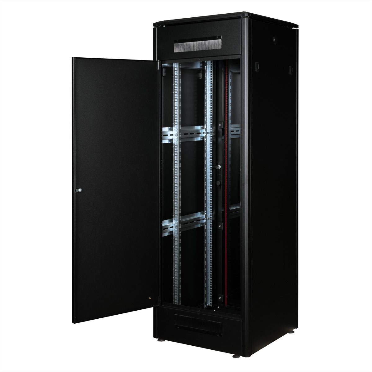 ROLINE 19-Zoll Netzwerkschrank Pro 36 HE, 600x800 BxT Glastür schwarz