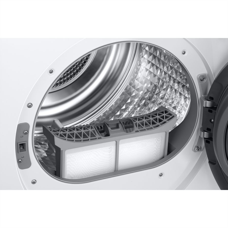 Samsung Wäschetrockner DV6000, 9kg, A, Optimal DryTM, weiss