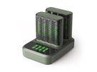 GP Batteries USB-Ladegerät GP M451, inkl. 8 x ReCyko AA 2600 mAh & USB Dock