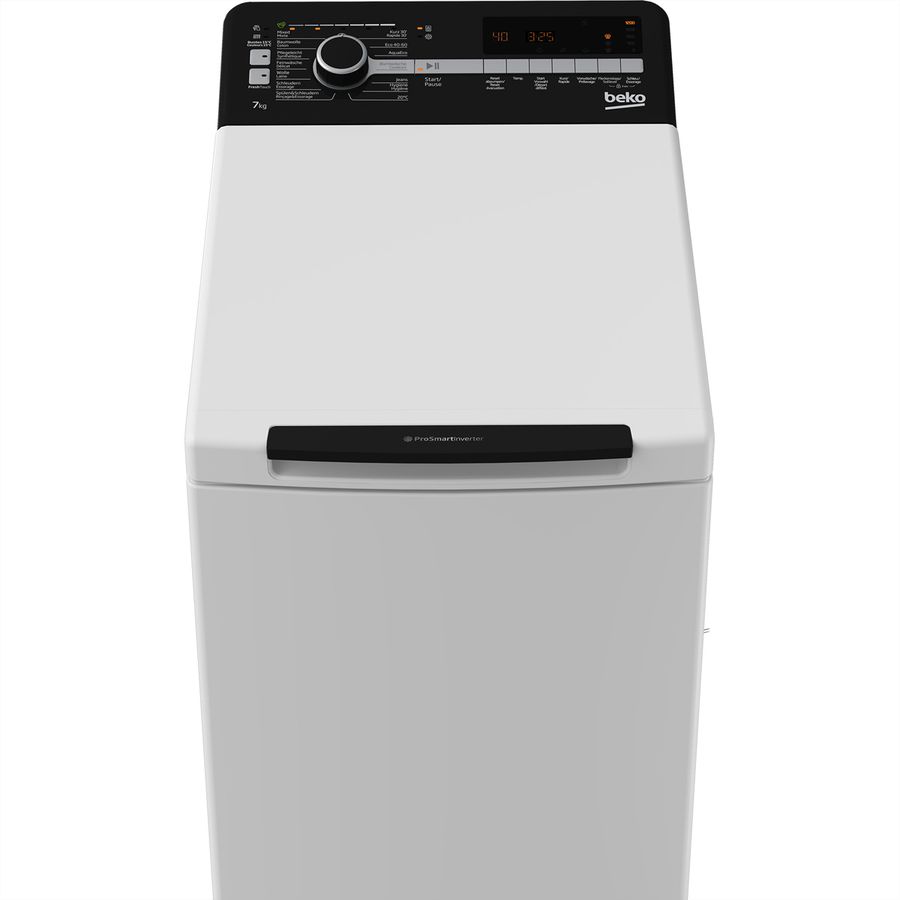 Beko Lave-linge WTL370, Toplader, 7kg, D