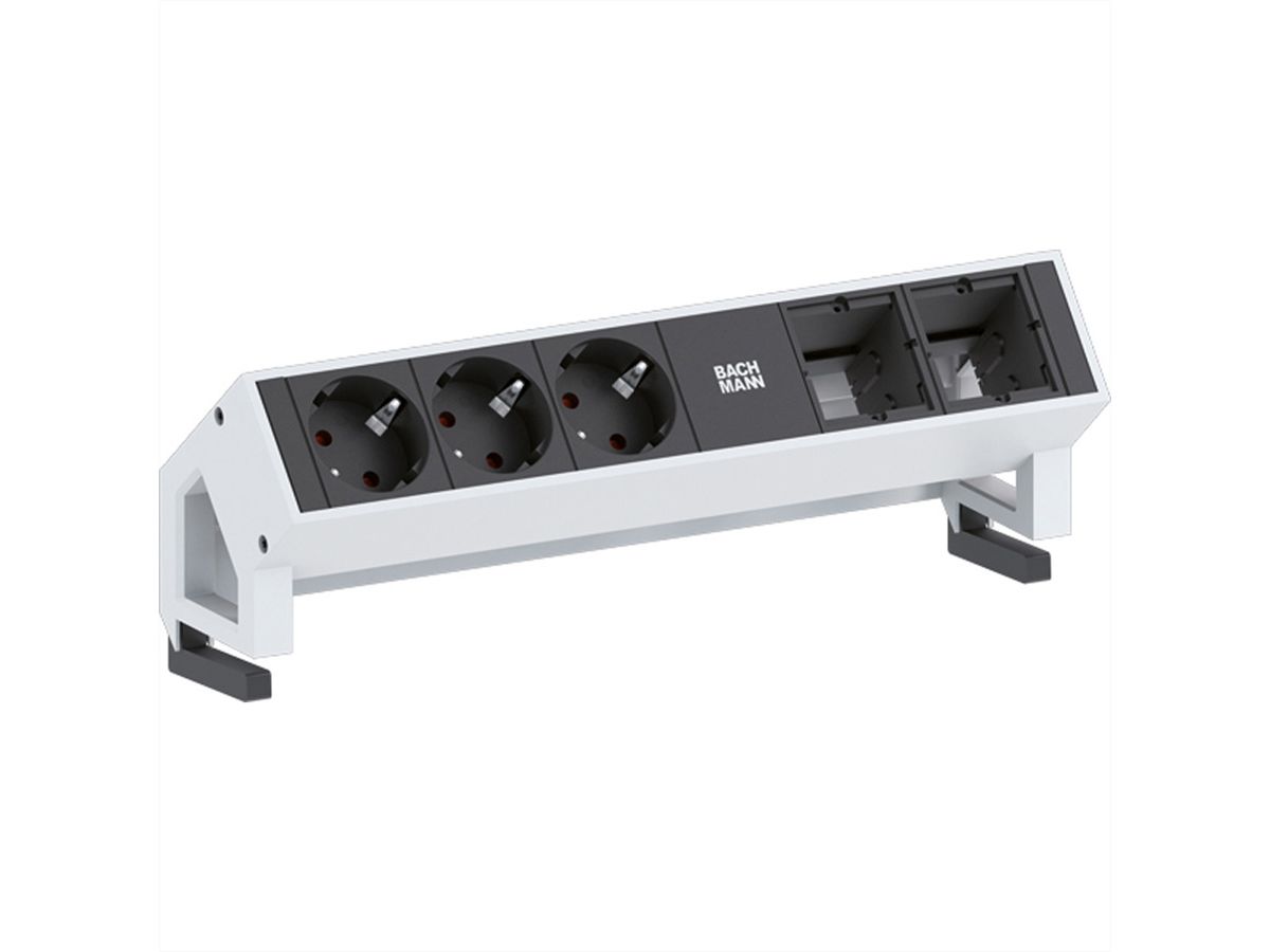 BACHMANN DESK2 3x contact de protection 2x ABD GST18, blanc