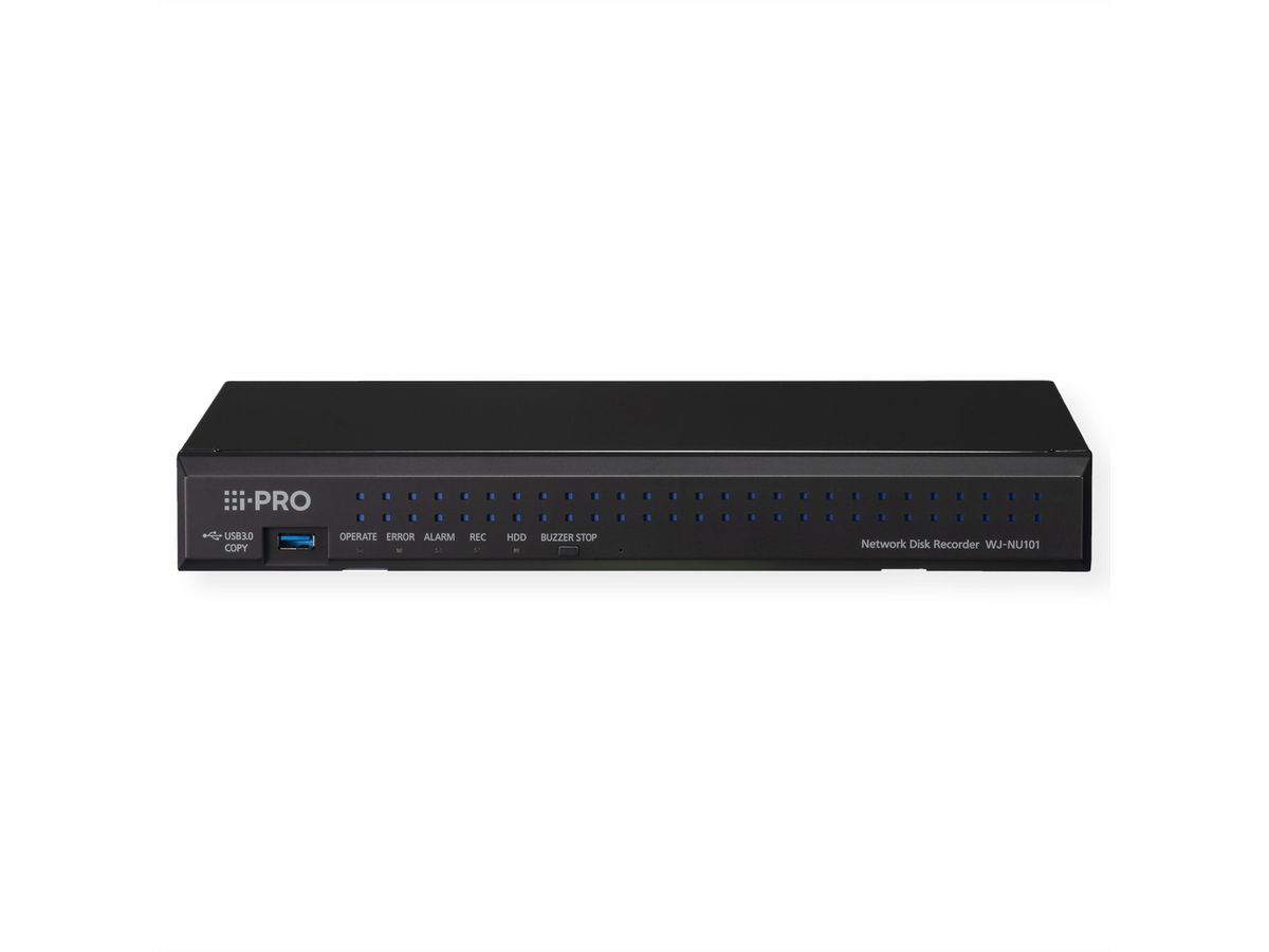 i-PRO WJ-NU101KG NVR Netzwerk-Videorekorder 4-CH, 4x PoE