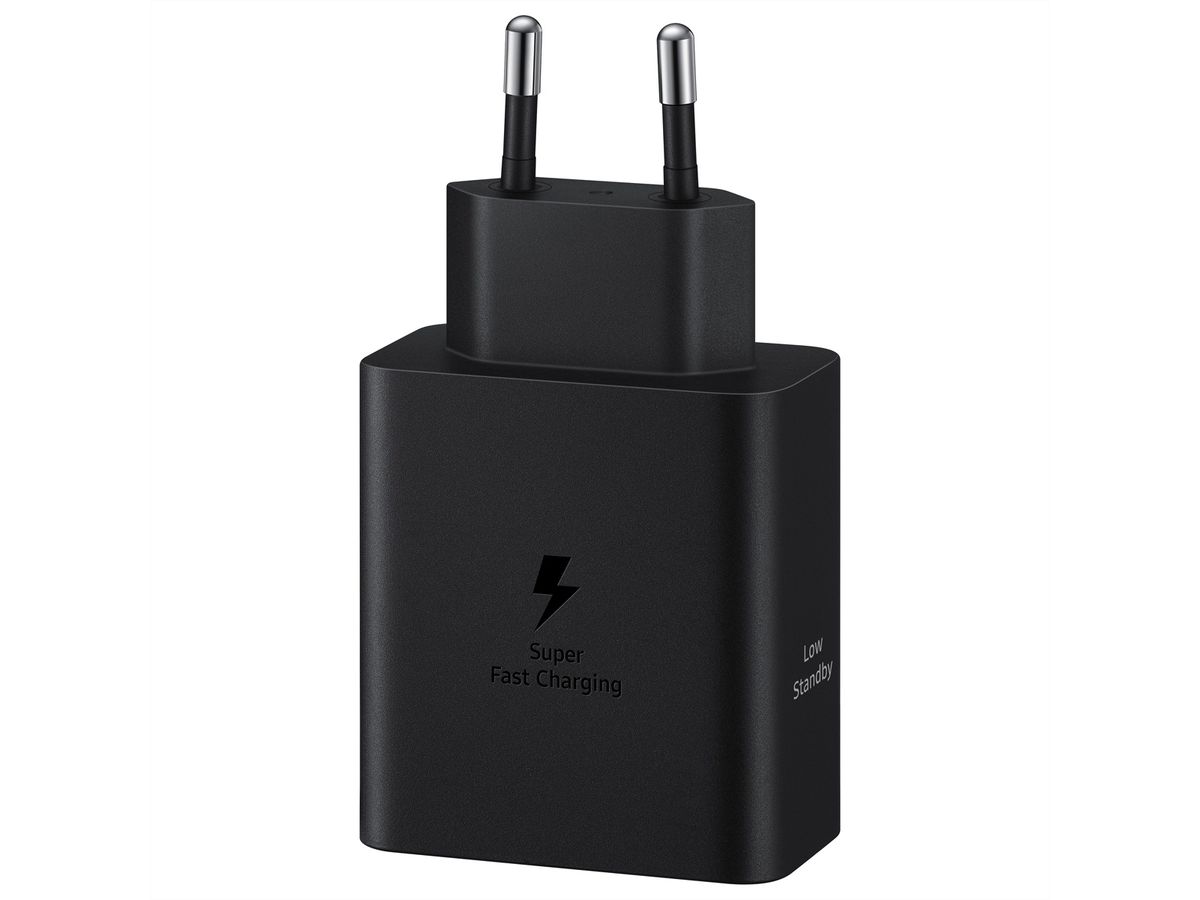 Samsung Power Adapter 50W USB-C, PowerDelivery incl. câble, Duo, noir