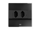 BACHMANN SENSE schwarz 2x CH, T13 L=2,0m AEH