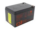 CSB 12VDC 12Ah Verschlossener, wartungsfreier Bleiakkumulator, Anschlüsse Faston 250 6.3mm, Ideal für USV Anlagen