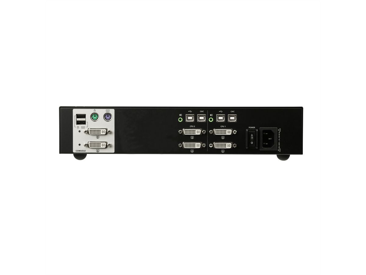 CS1142D Commutateur KVM sécurisé deux affichages DVI USB à 2 ports