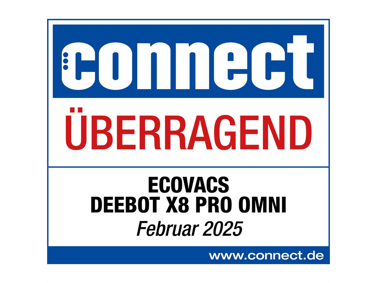 Ecovacs Saugroboter DEEBOT X8 PRO OMNI, schwarz