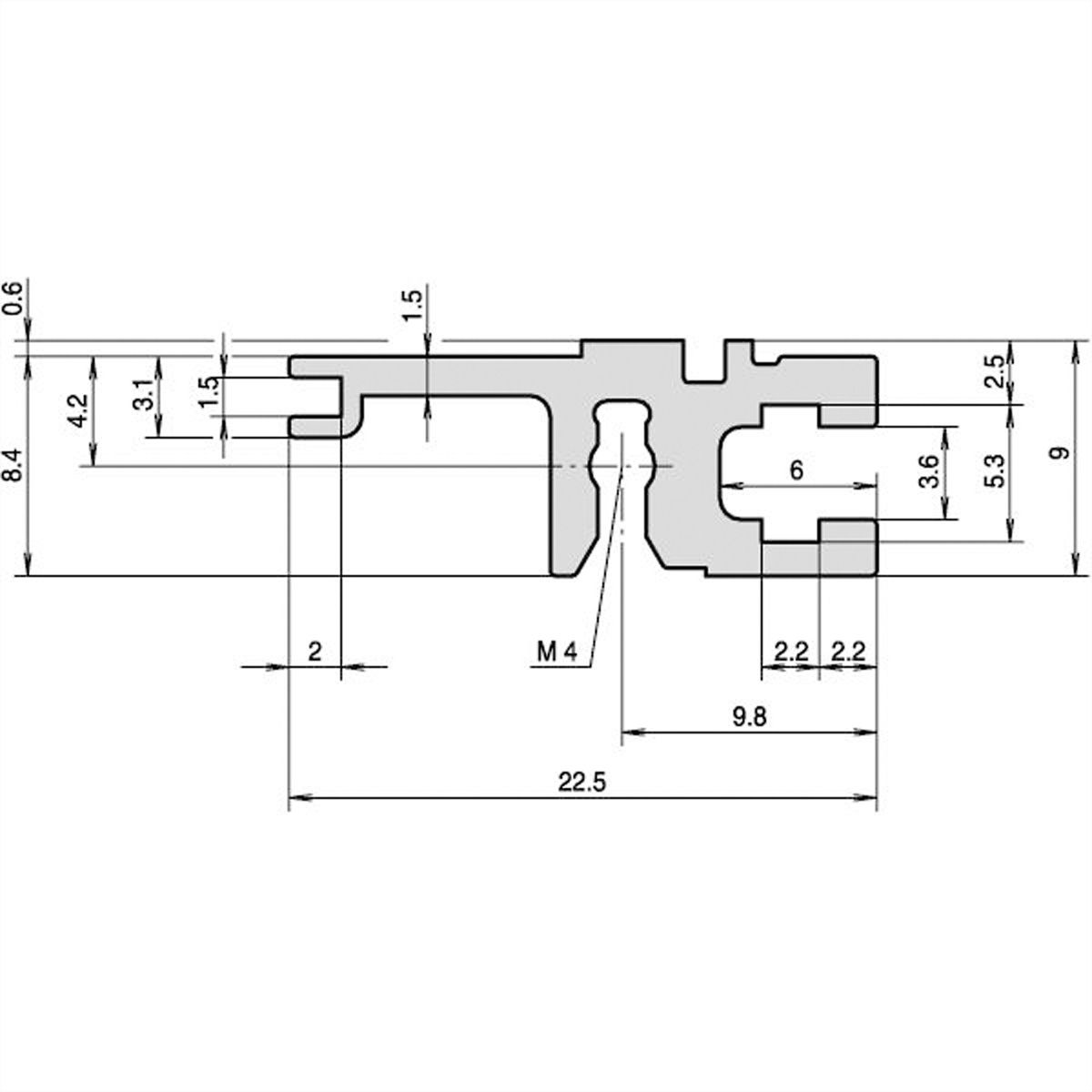 SCHROFF Typ L-ST leicht, Standard - MODULSCH. HINTEN 63TE L ST
