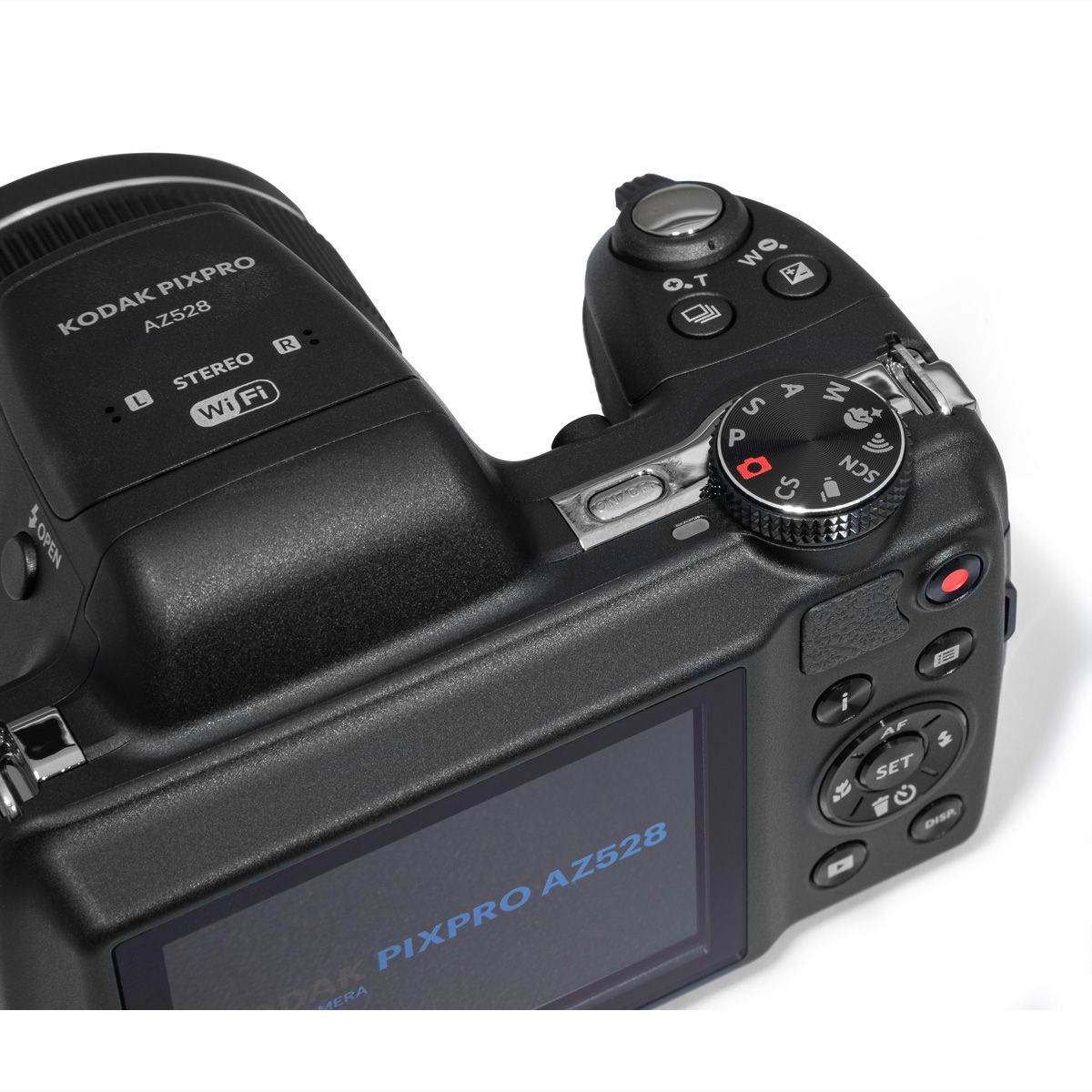 Kodak Bridgekamera AZ528 schwarz, 52x opt. Zoom, 16Mp, 3"LCD, 24mm Ww 6fps