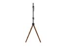 Hagor Système de stand Elia Studio Shine Wood, système de stand autonome, noir/gris