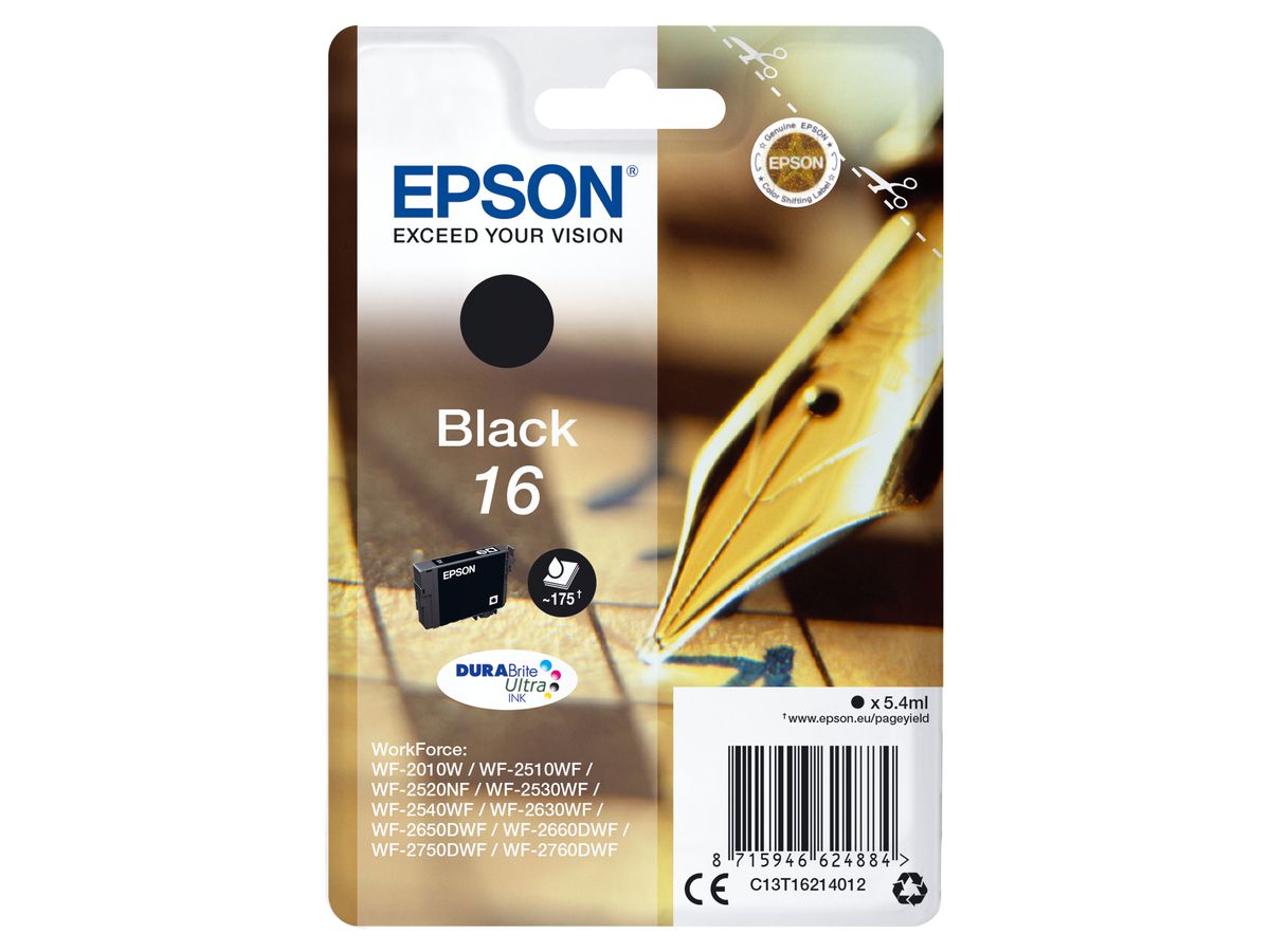 Epson Cartouche "Stylo à plume" - Encre Durabrite N