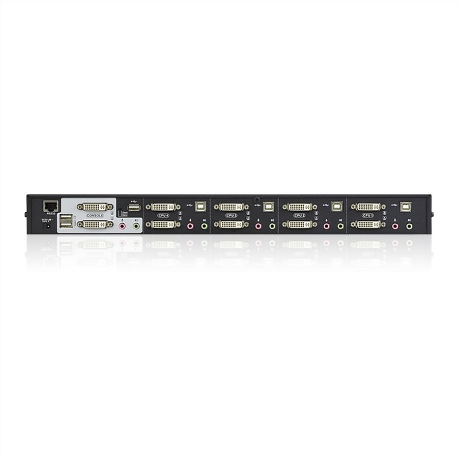 ATEN CS1644A Switch KVM Dual-View DVI, USB, Audio, USB-Hub, 4 ports
