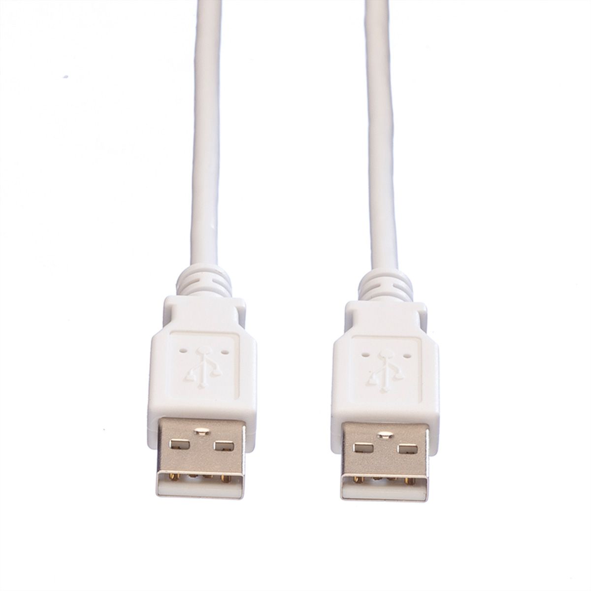 VALUE Câble USB 2.0 Type A-A, blanc, 0,8 m